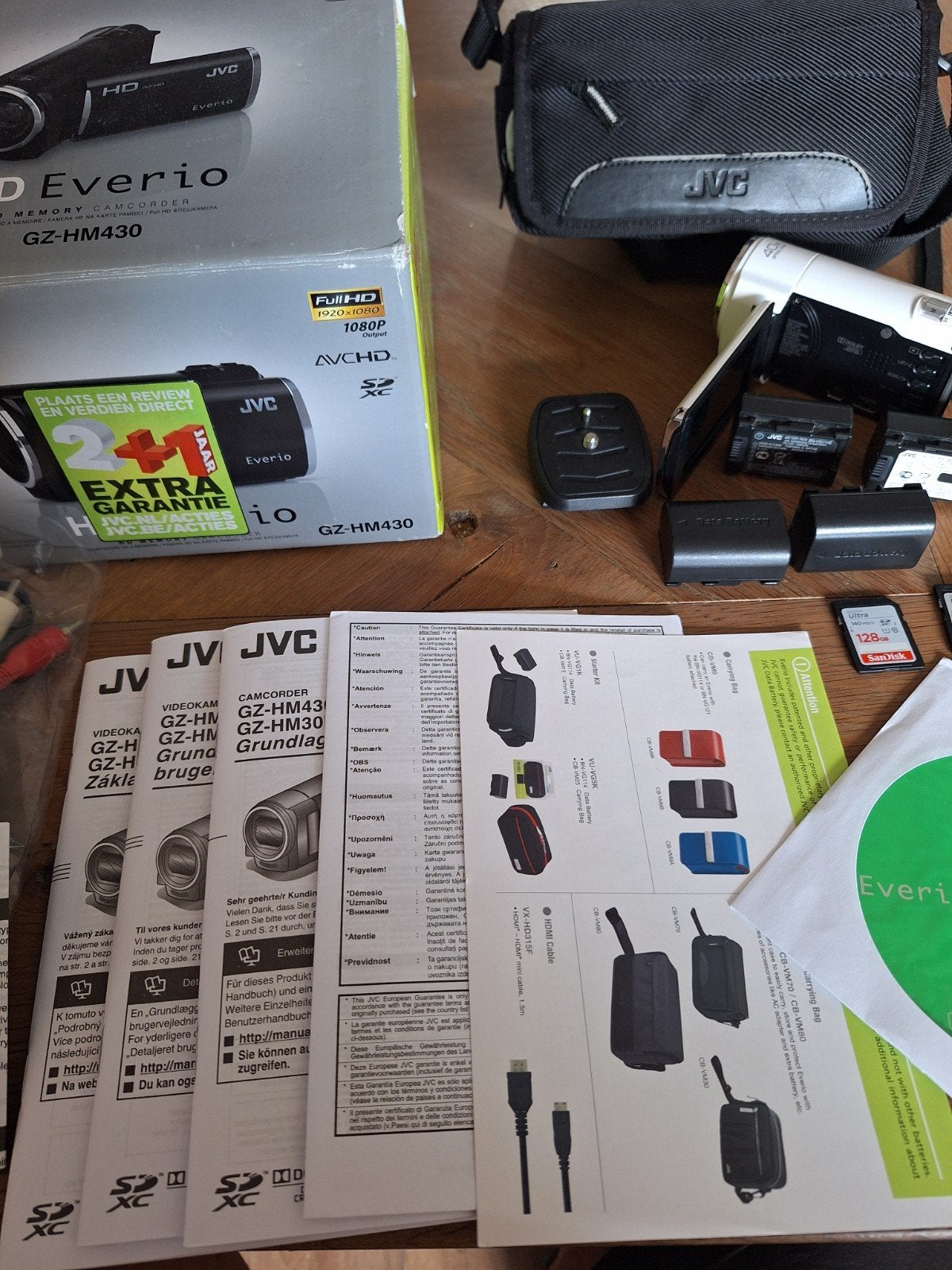 JVC HD EVERIO GZ-HM430 FULL HD, Full HD, JVC, 20x of meer, Ophalen of Verzenden
