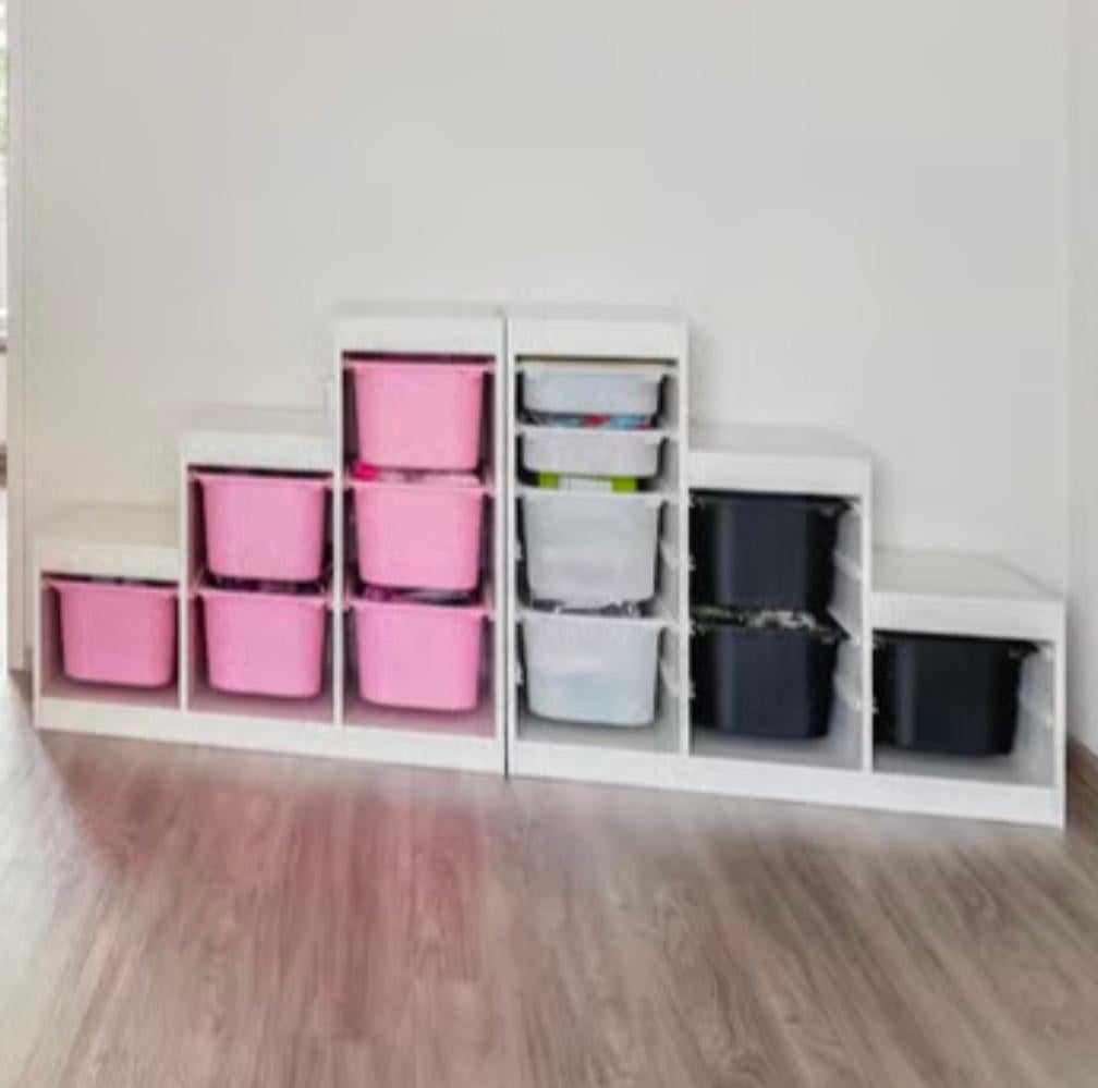 2x IKEA Trofast kast met bakken, Ophalen, Gebruikt
