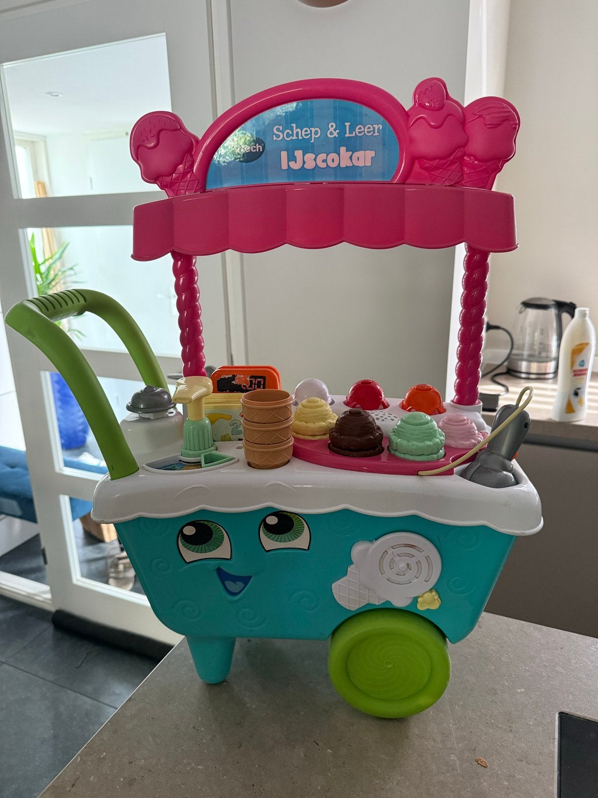 Vtech Schep & Leer IJscokar - Interactief Speelgoed, Kinderen en Baby's, Speelgoed | Overig, Zo goed als nieuw, Jongen of Meisje