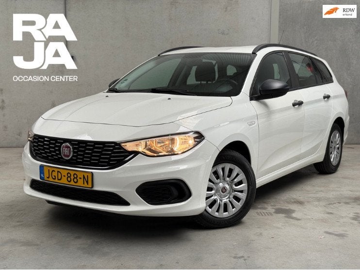 Fiat Tipo Stationwagon 1.4 16v Pop Cruise Trekhaak Airco Blu, Auto's, Voorwielaandrijving, Stof, Gebruikt, Euro 6