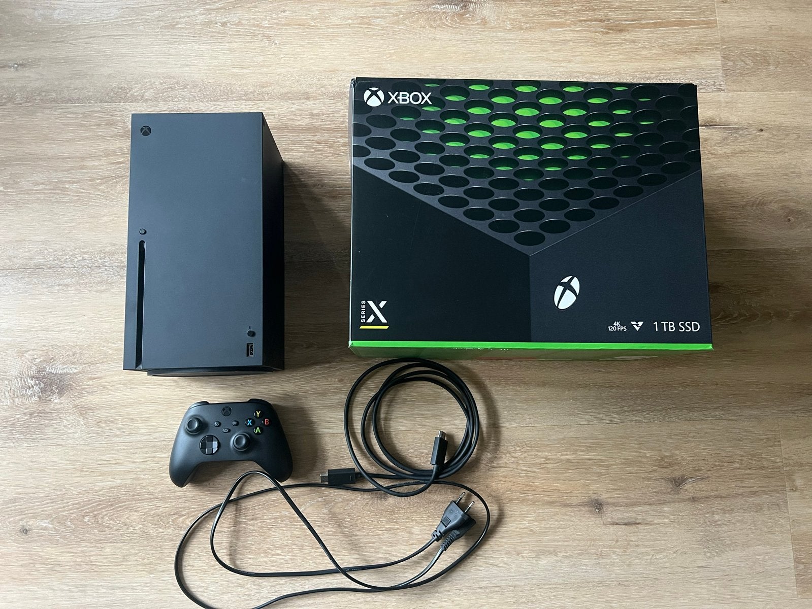 Xbox Series X met controller en originele doos, Ophalen, Zo goed als nieuw, Xbox Series X