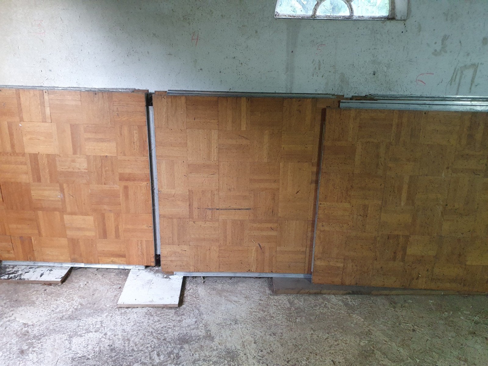 Houten dansvloer, Ophalen, Gebruikt, Hout, 20 tot 50 mm