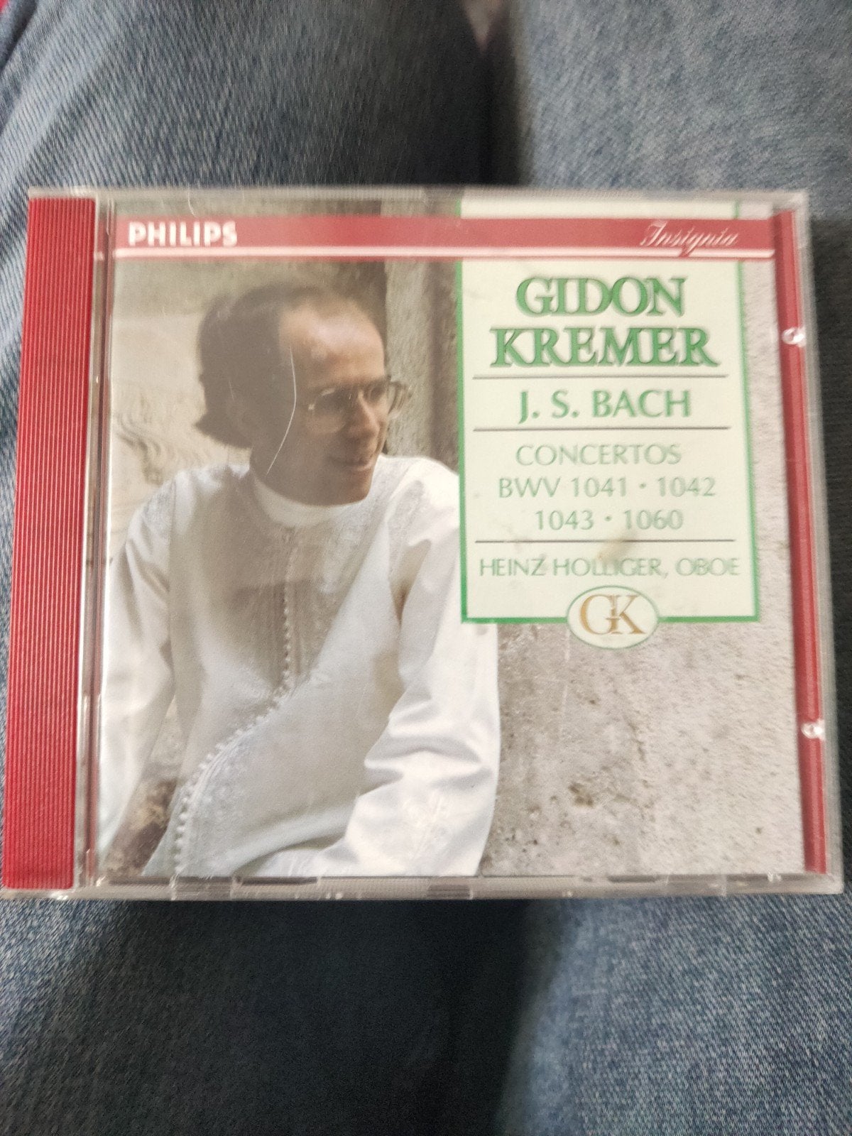 J.S. Bach Concertos - Gidon Kremer, Heinz Holliger CD, Cd's en Dvd's, Soloconcert, Ophalen of Verzenden, Zo goed als nieuw, Inclusief doosje