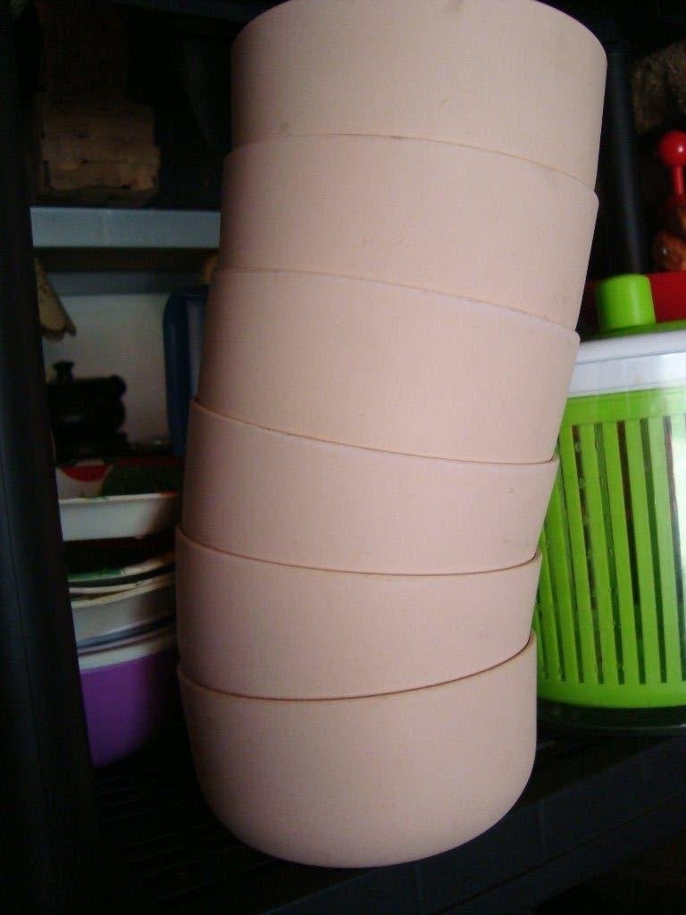 6 rose gusta schaaltjes nieuw, Huis en Inrichting, Kunststof, Nieuw, Ophalen of Verzenden, Schaal of Schalen