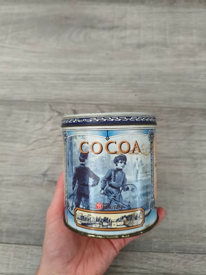 Van Houten cacao blik ( 250 gram ), Ophalen of Verzenden, Gebruikt, Overige, Overige merken