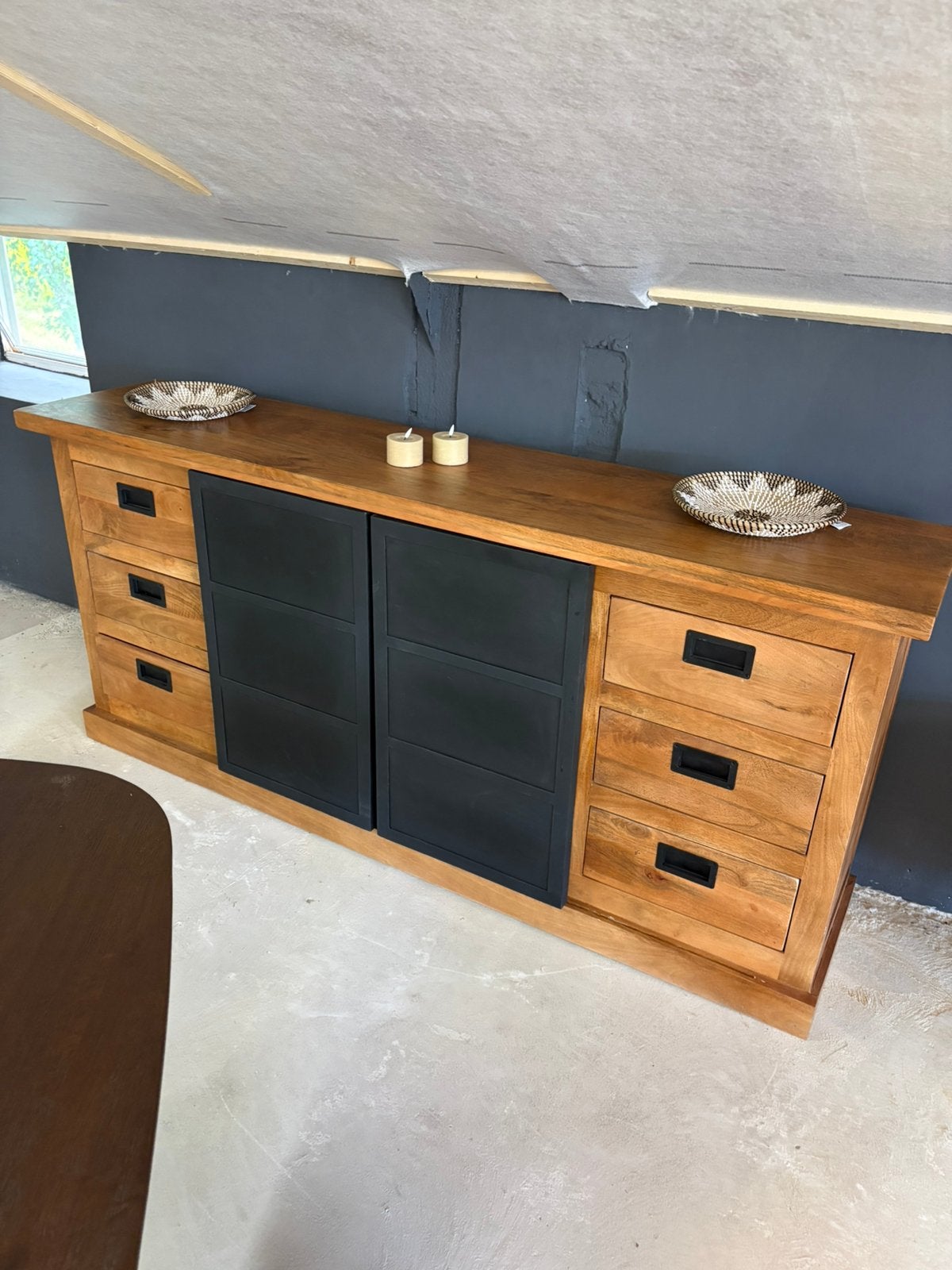 Dressoir Britt 200 cm – NIEUW, Huis en Inrichting, Ophalen, Nieuw, 25 tot 50 cm