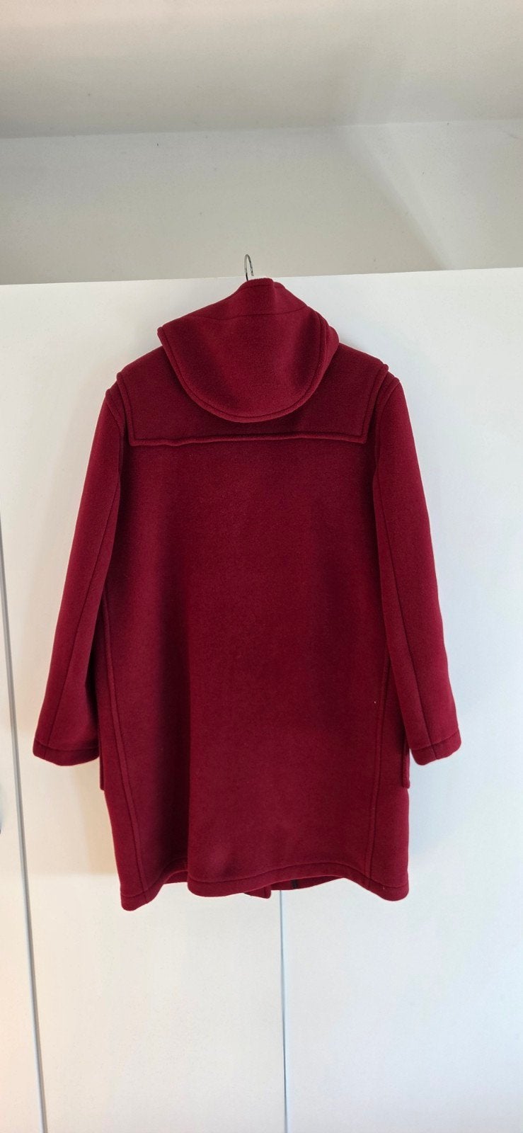 London Tradition Duffle Coat Emily Cherry rood, Maat 42/44 (L), London Tradition, Ophalen of Verzenden, Zo goed als nieuw