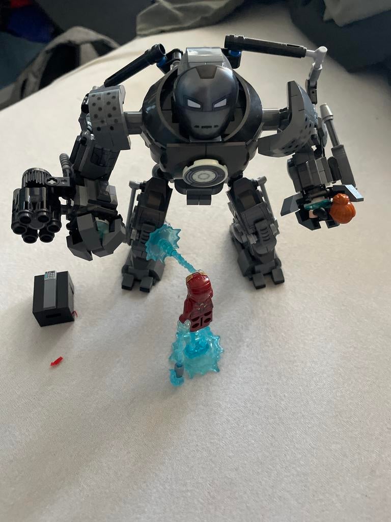 LEGO Iron Man Hulkbuster set - Compleet en erg mobiel, Marvel, Lego, Ophalen of Verzenden, Zo goed als nieuw
