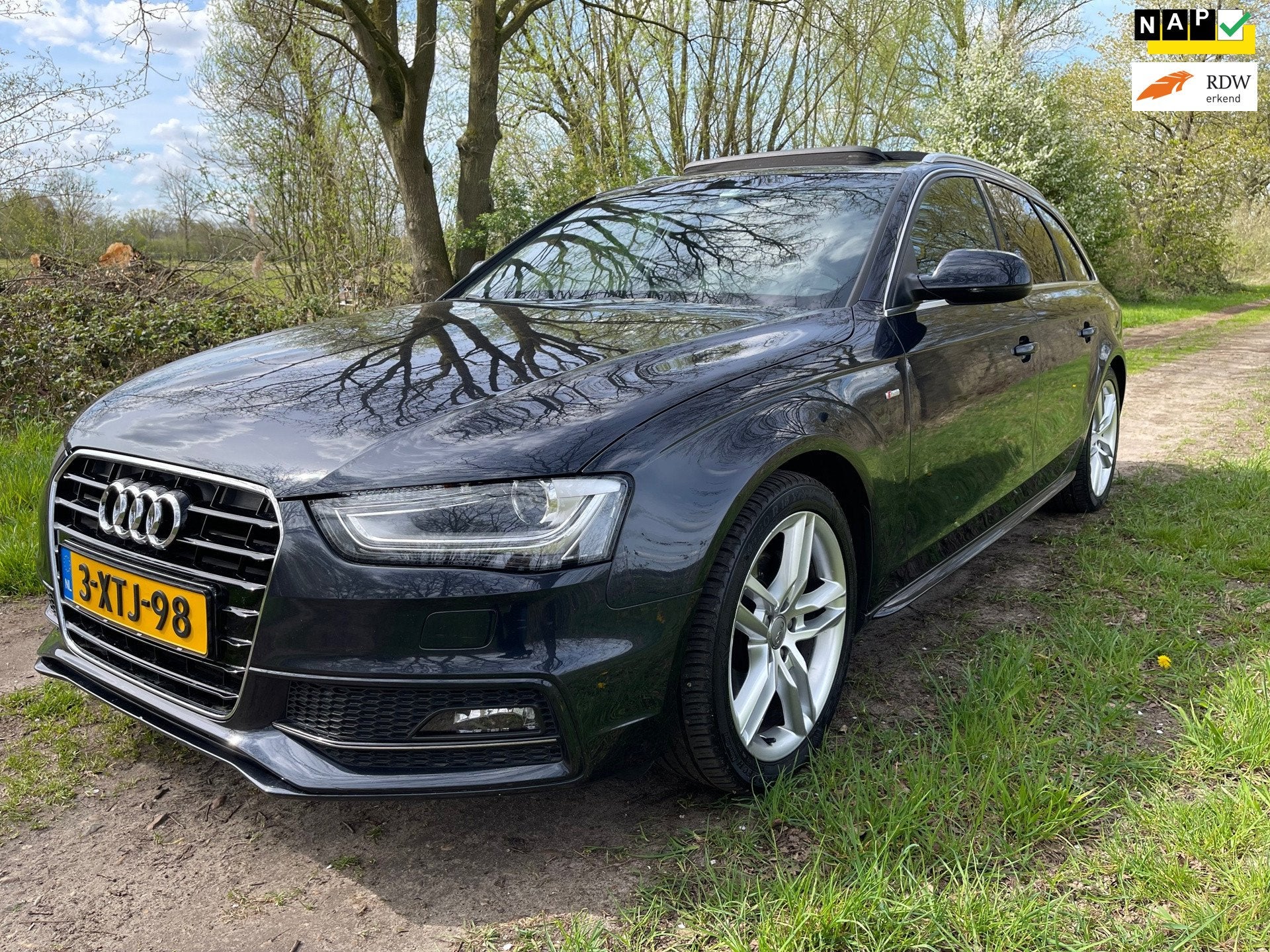 Audi A4 Avant 1.8 TFSI S Line Sport Edition Automaat/Panoram, Auto's, Gebruikt, 4 cilinders, Origineel Nederlands, 170 pk