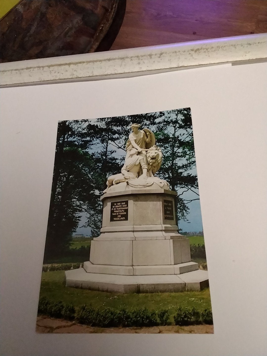 Ansichtkaart Heiligerlee - Standbeeld Graaf Adolf, Ophalen of Verzenden, 1980 tot heden, Ongelopen, Groningen