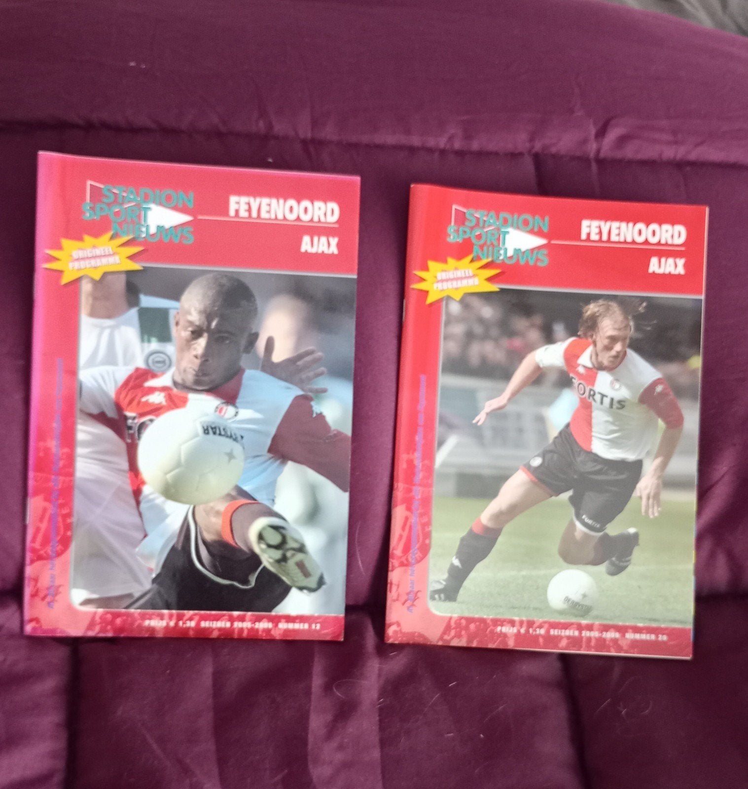 Stadion Sport Nieuws Feyenoord -  Ajax voetbalprogramma's, Verzenden, Zo goed als nieuw, Feyenoord, Boek of Tijdschrift