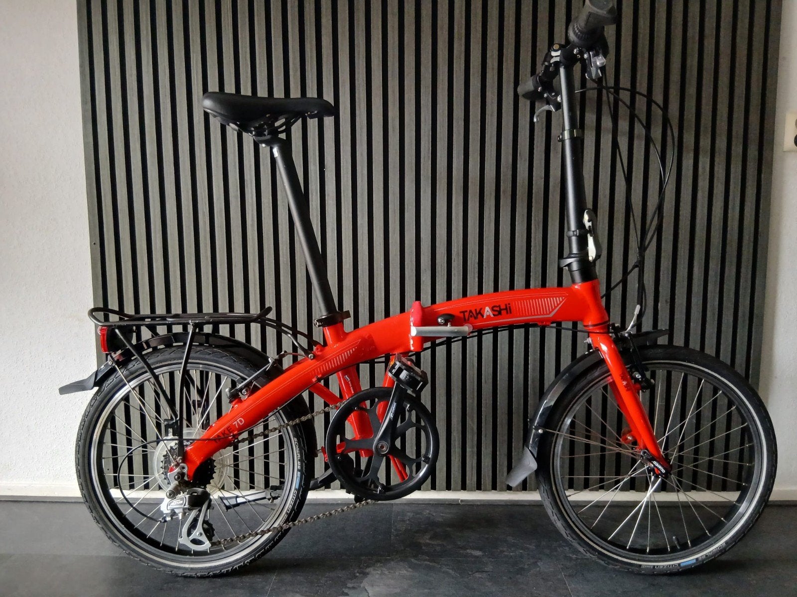 Zgan! Prachtige Takashi Take 7D vouwfiets., Fietsen en Brommers, Fietsen | Vouwfietsen, Ophalen, 20 inch of meer, Versnellingen