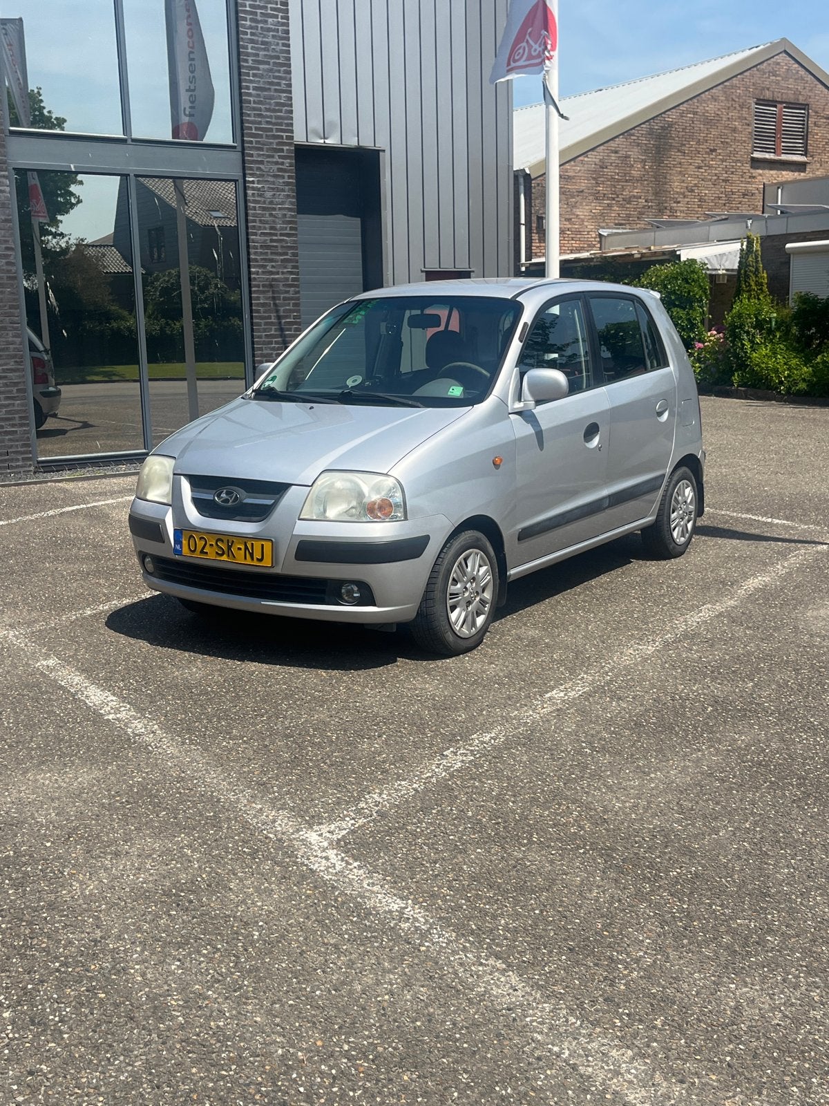 Hyundai Atos 1.1 Automaat met unieke km stand en APK 2006, Auto's, Hyundai, 31 €/maand, 4 cilinders, Origineel Nederlands, 400 kg
