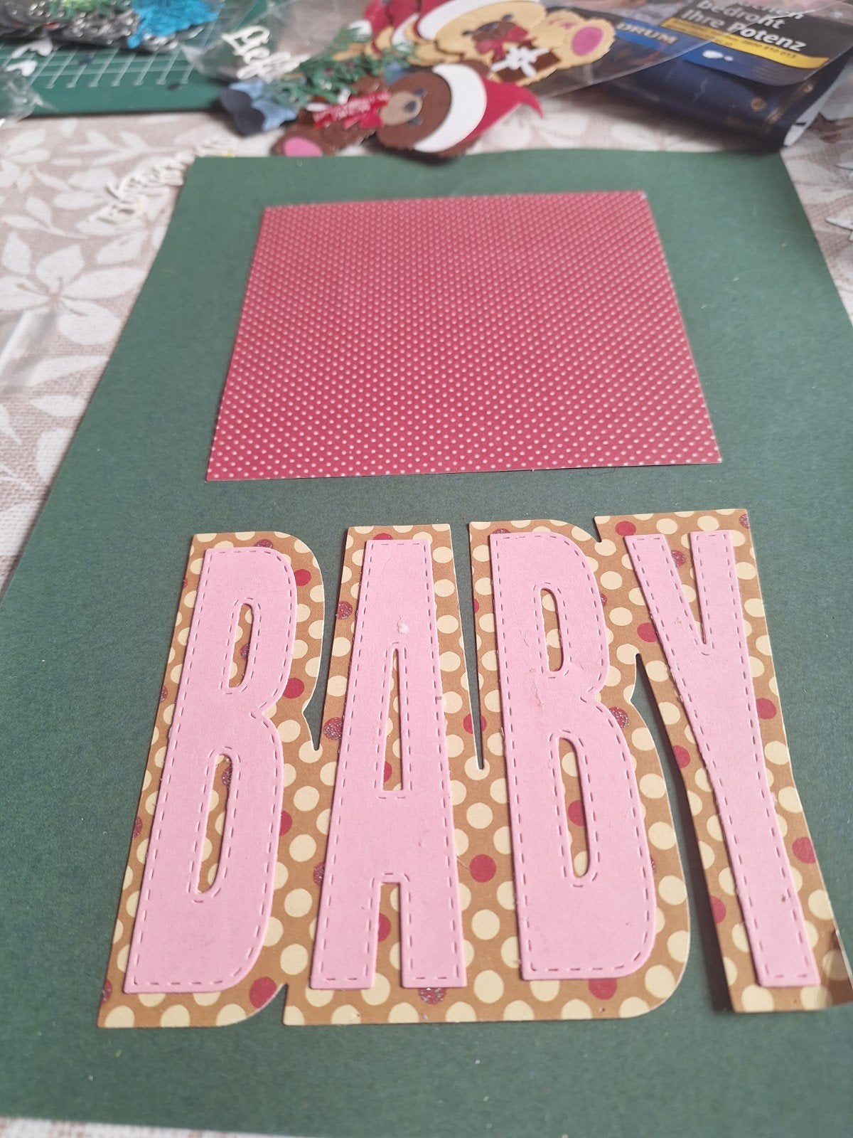 Stansjes baby, Hobby en Vrije tijd, Kaarten | Zelf maken, Ophalen of Verzenden, Nieuw, Kind, Overige typen