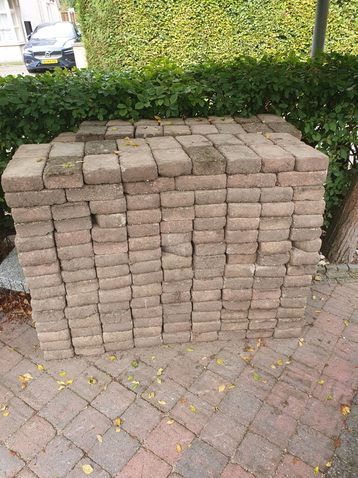 Ruim 360 Cobblestones / Trommelstenen - GRATIS, Ophalen, Gebruikt, Klinkers, 10 m² of meer