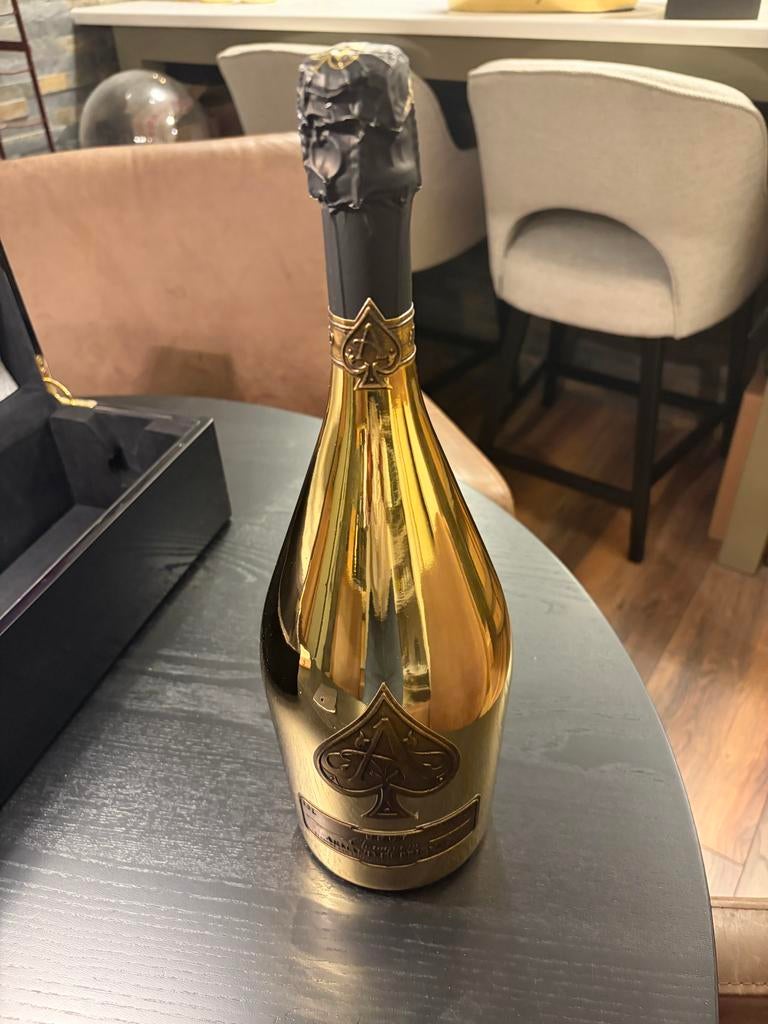 Champagne magnum armand de brignac gold, Ophalen of Verzenden, Nieuw, Frankrijk, Champagne