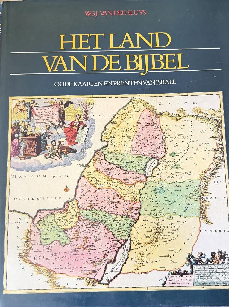 W.G.J van der Sluys Het land van de bijbel, Boeken, Gelezen, Ophalen of Verzenden, Landkaart, 1800 tot 2000