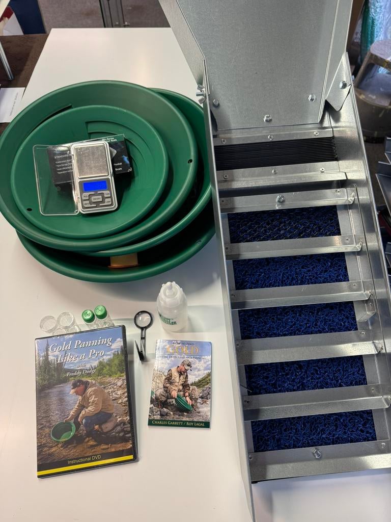 Sluisbox plus een Goudpannen Set. Metaaldetector, Ophalen of Verzenden, Nieuw