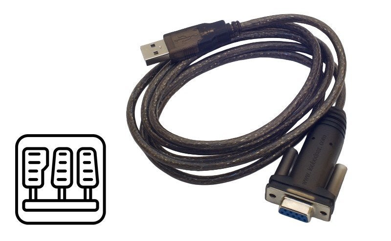 Leo Bodnar USB Adapter voor Logitech pedalen, Nieuw, Adapter, PC, Overige merken