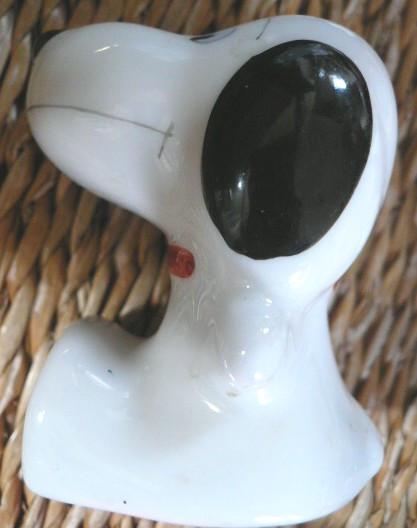 porselein Snoopy Peanuts, Ophalen of Verzenden, Snoopy, Zo goed als nieuw, Beeldje of Figuurtje