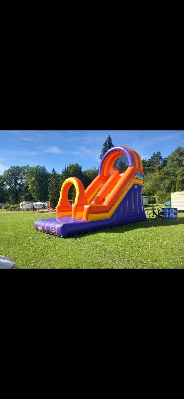 Te koop mega glijbaan opblaasbaar, Ophalen of Verzenden