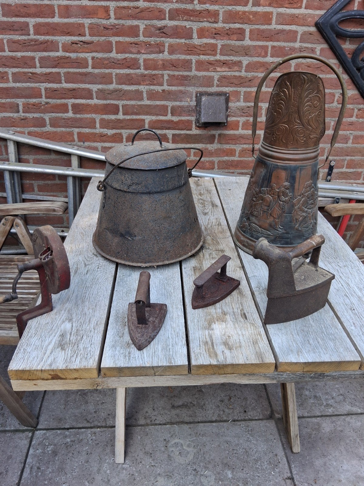 Strijkijzer, Tuin en Terras, Ophalen of Verzenden, Gebruikt