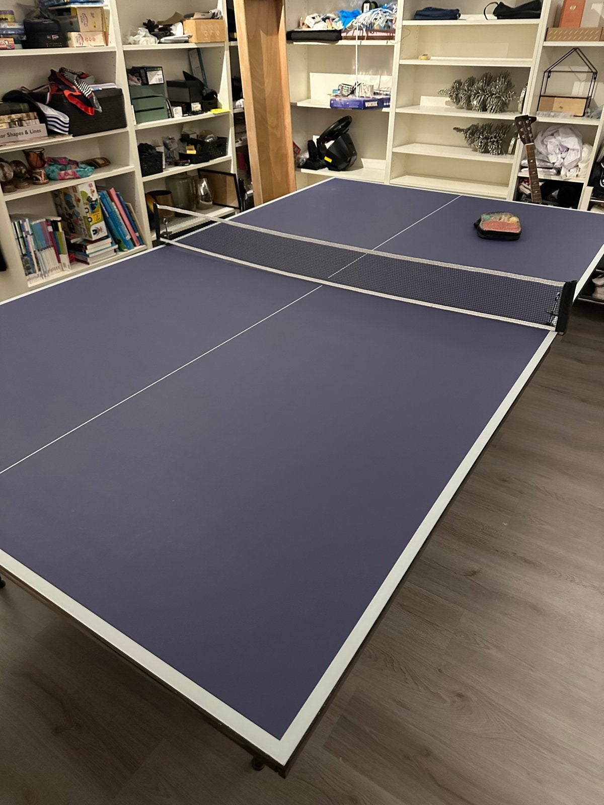 Zo goed als nieuwe pingpongtafel met batjes en ballen, Sport en Fitness, Tafeltennis, Ophalen, Zo goed als nieuw, Tafel Indoor