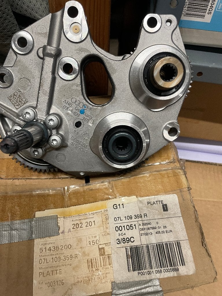 audi rs6 distributiekettingdeksel afdekplaat rs6 07l109359, Ophalen of Verzenden