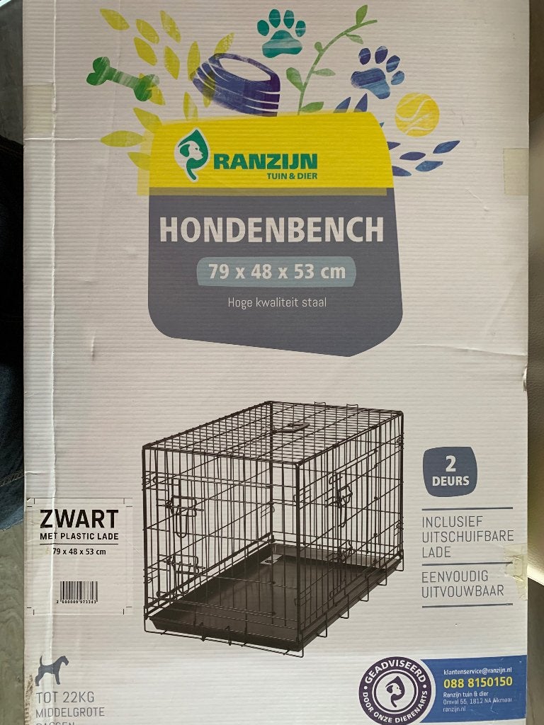 Bench voor middelgrote hond, Ophalen, Nieuw