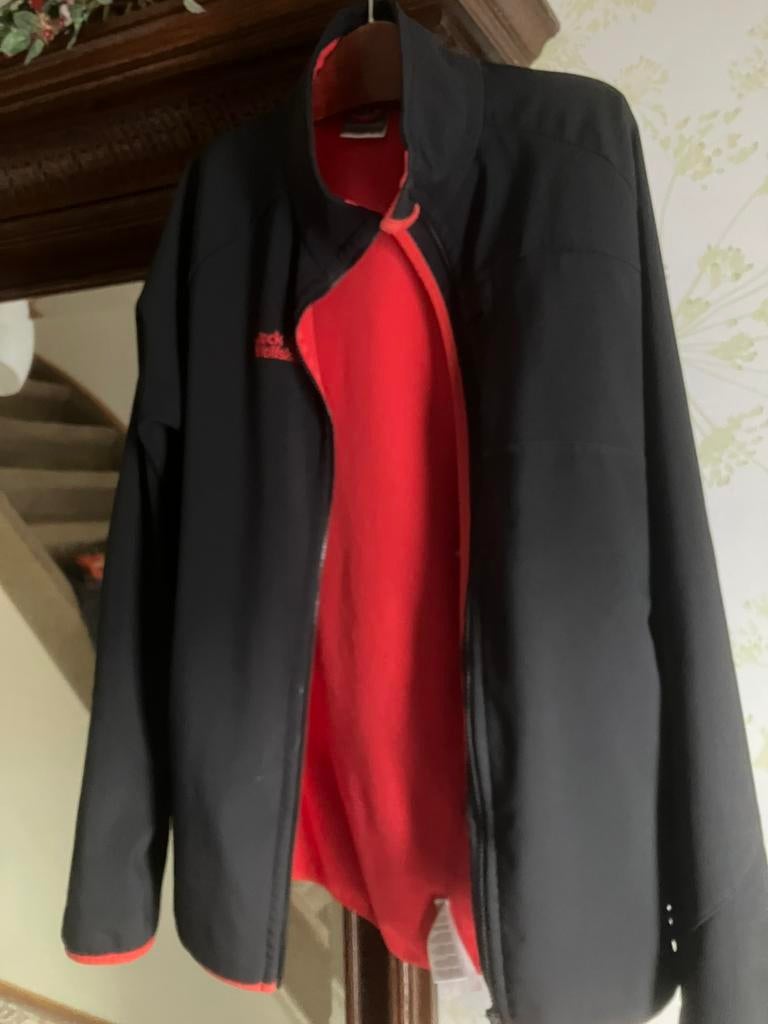 Heren jack Jack Wolfskin zwart, Ophalen of Verzenden, Zo goed als nieuw, Maat 52/54 (L), Zwart