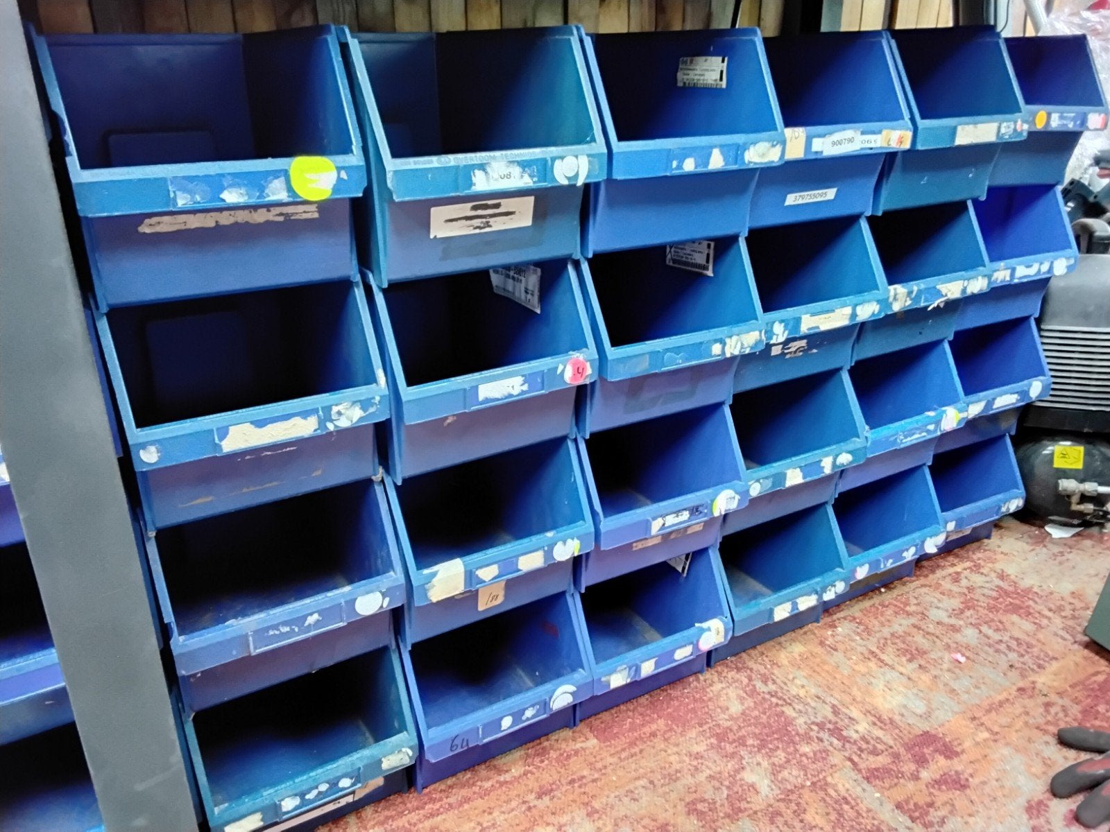 Overtoom Magazijnbakken, Sorteerbakken, Stapelbakken, Ophalen, Gebruikt, Minder dan 70 cm