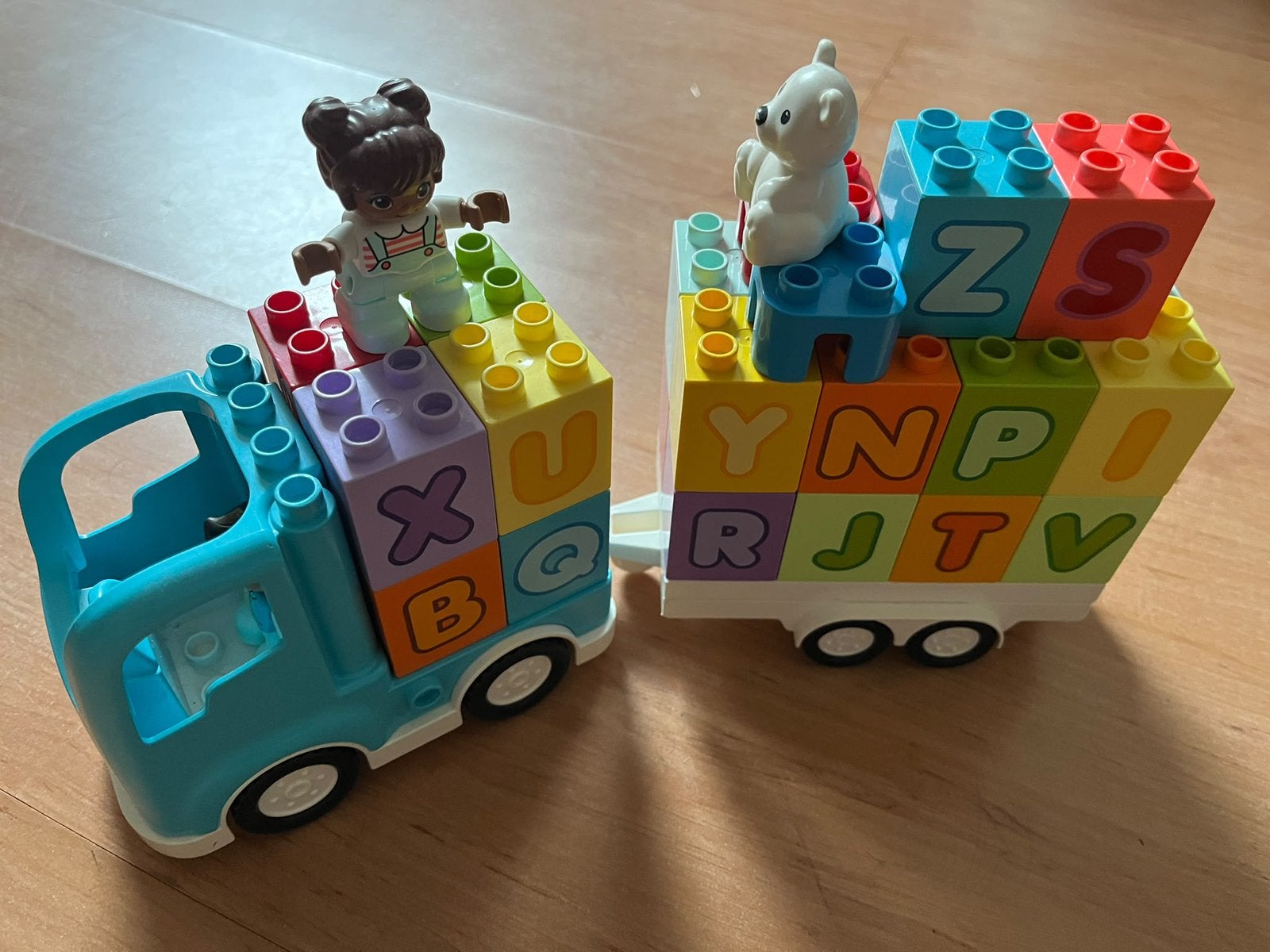 Lego duplo 10421 Alphabet truck., Ophalen, Zo goed als nieuw, Duplo
