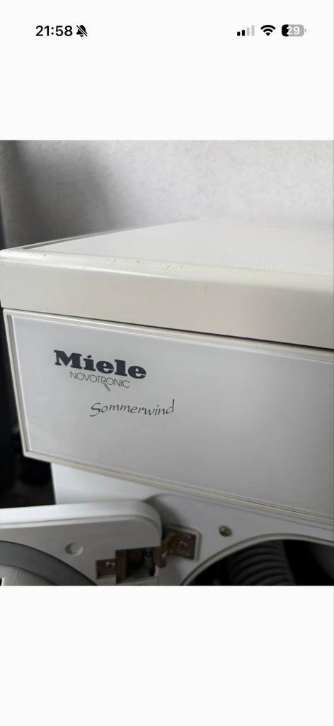 Miele Novotronic Sommerwind Luchtafvoer Droger, 6 tot 8 kg, Luchtafvoer, Ophalen of Verzenden, Zo goed als nieuw