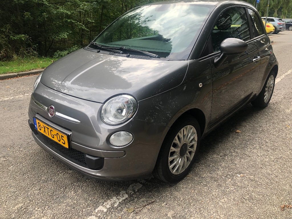 Fiat 500 0.9 Twinair C 2014 Grijs, Auto's, Fiat, Voorwielaandrijving, Stof, Euro 6, 840 kg