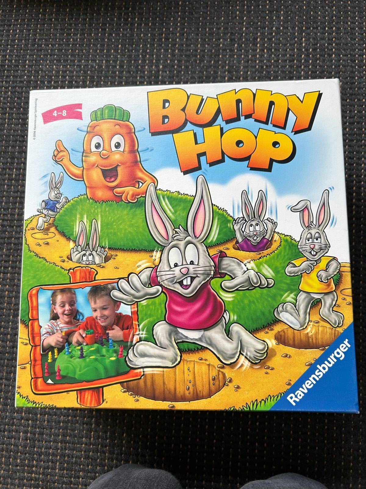 Bunny Hop Bordspel Ravensburger - Leuk voor het hele gezin!, Drie of vier spelers, Ophalen of Verzenden, Zo goed als nieuw