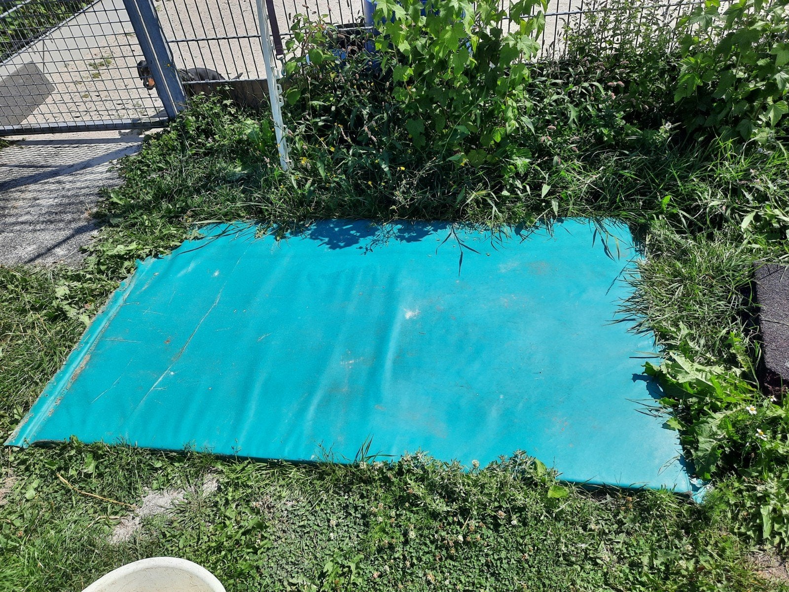 6x Groene canvas Koematrassen met foam gebruikt 110x180x4cm, Ophalen, Gebruikt