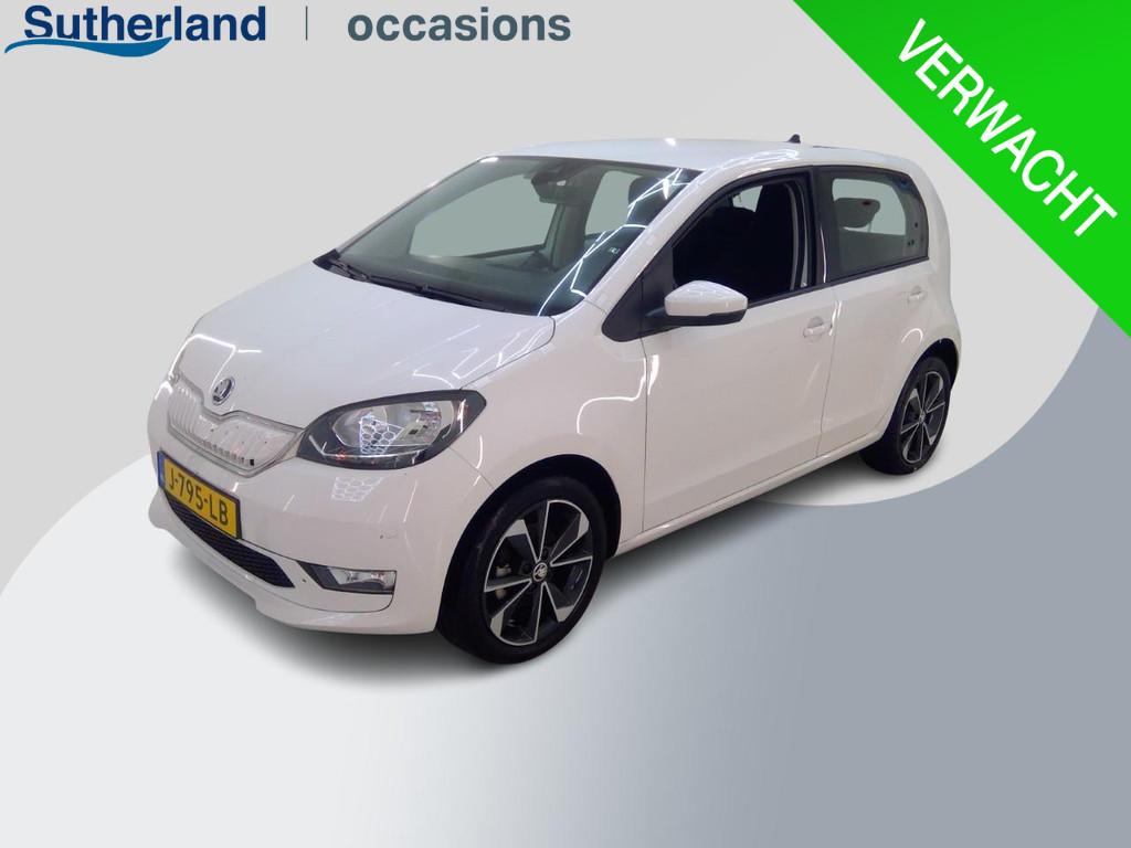 Skoda Citigo e-iV EV Style | 45.000 KM | SOH 91% | L.M. Velg, Auto's, 83 pk, Stof, Zwart, Wit