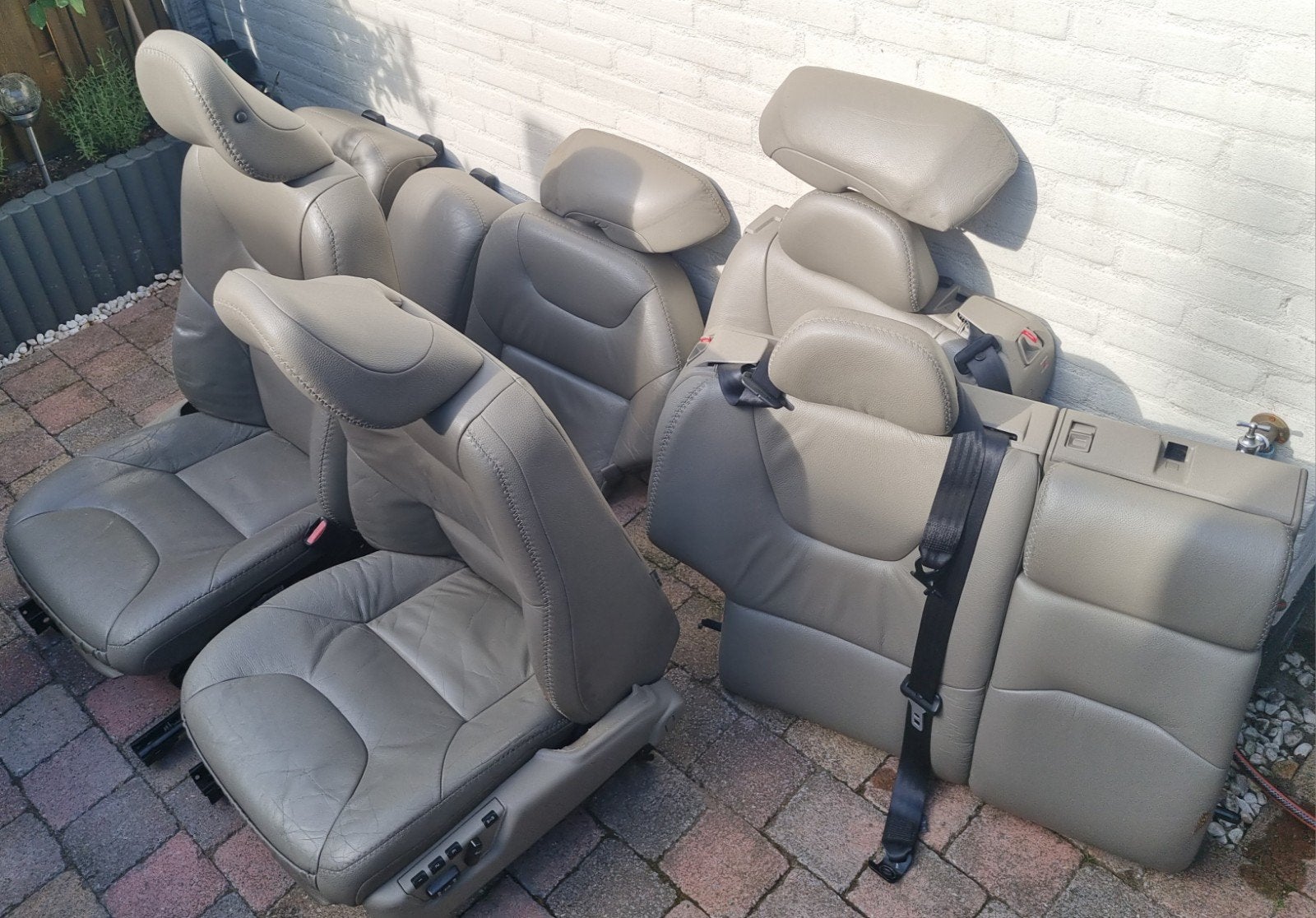 oak lederen bekleding set, Ophalen, Gebruikt, Volvo