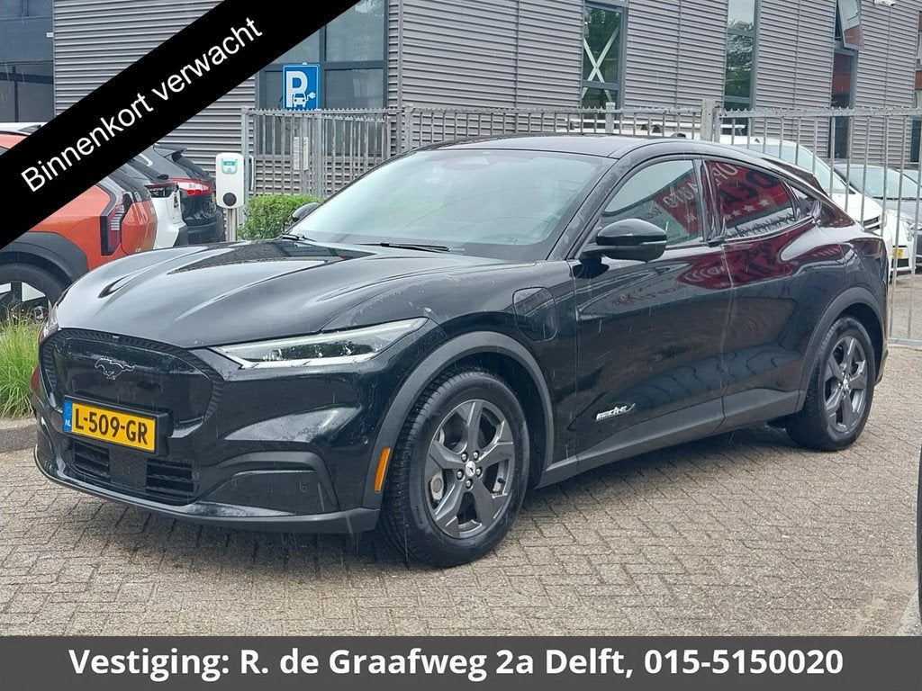 Ford Mustang Mach-E Extended RWD 98 kWh SOH 94% | Navigatie, Gebruikt, Automatische klimaatregeling, 600 km, Zwart