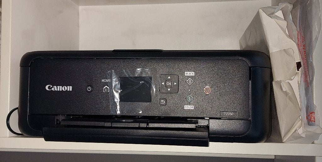 Canon PIXMA TS5150 Printer & Scanner + Extra Ink & Paper, Ophalen, Zo goed als nieuw, Cannon, Kleur printen