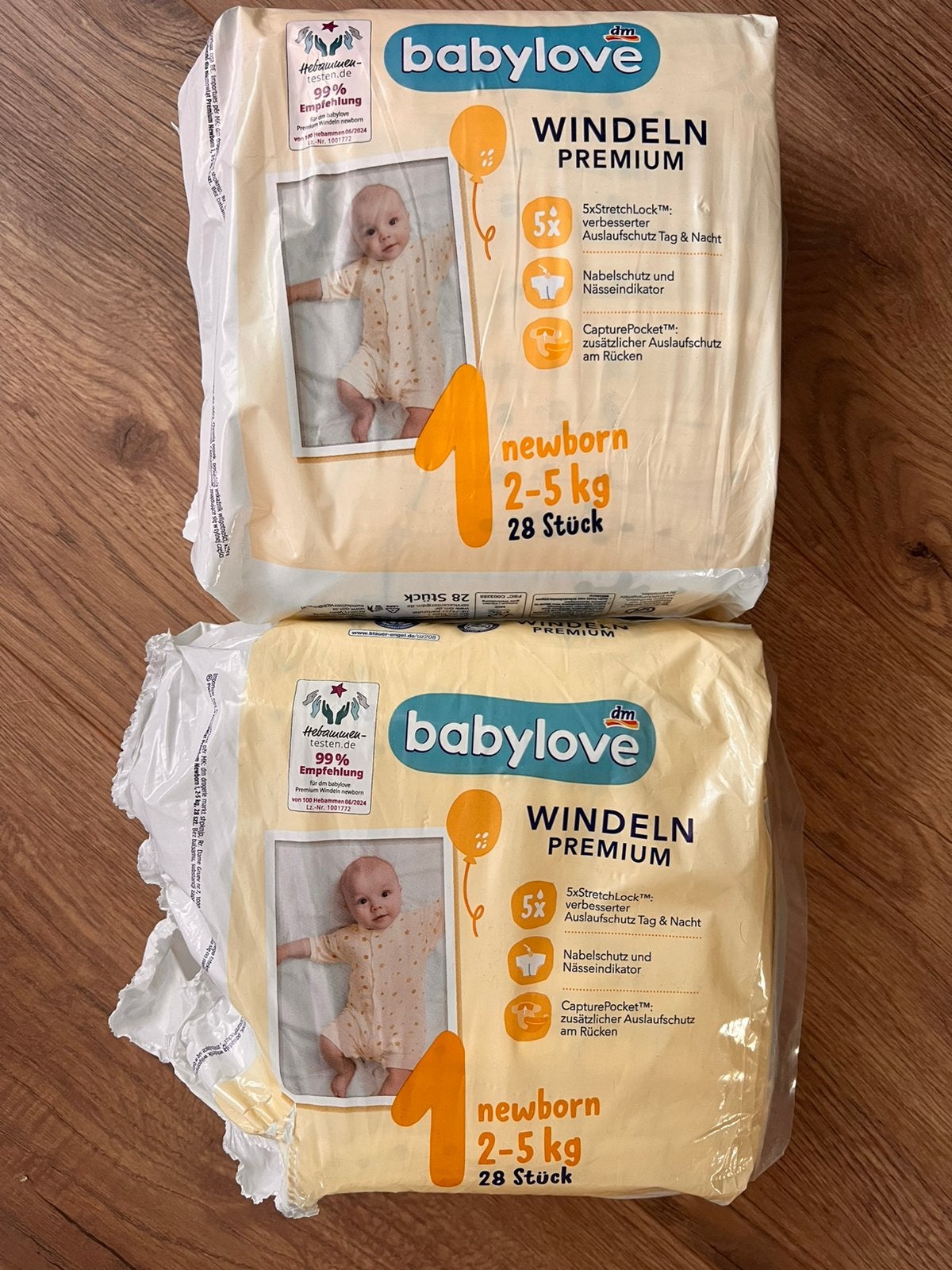 Babylove luiers maat 1 – 2 pakken – €7,50, Ophalen, Zo goed als nieuw, Overige typen
