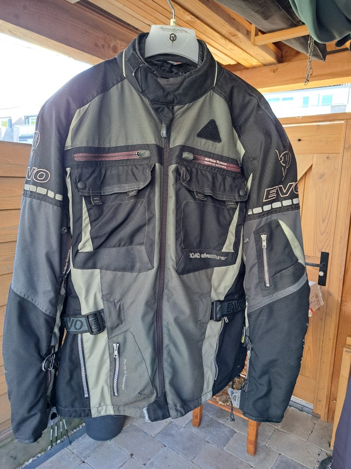 Evolution Road Adventurer  3-in-1 heren motorjas, Maat L, Motoren, Evolution, Jas | textiel, Heren, Ophalen of Verzenden