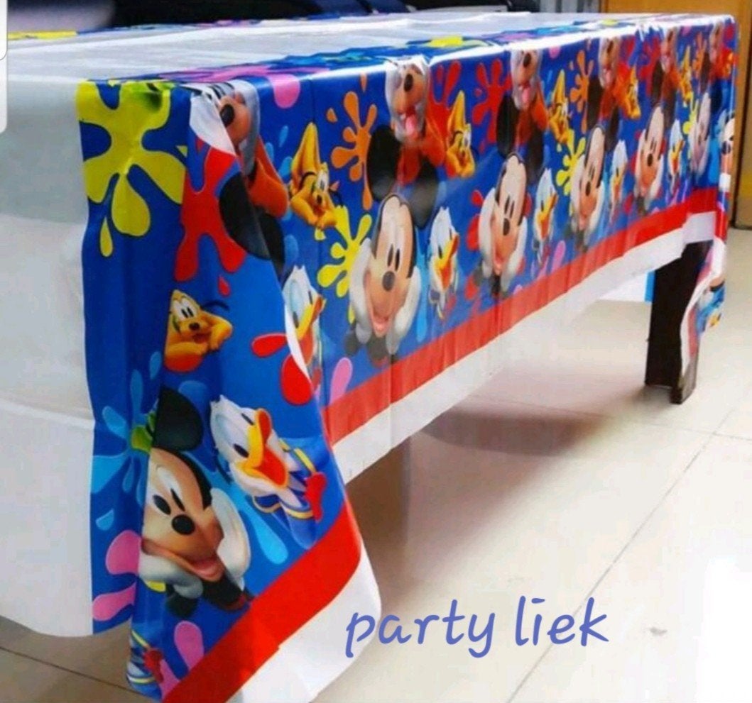 Mickey mouse tafelkleed nr T510, Hobby en Vrije tijd, Feestartikelen, Ophalen of Verzenden, Nieuw, Versiering, Verjaardag