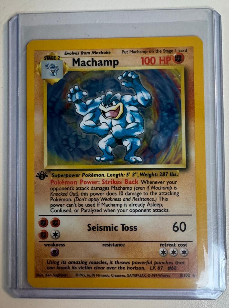 Machamp 1st edition (excellent), Hobby en Vrije tijd, Ophalen of Verzenden, Zo goed als nieuw