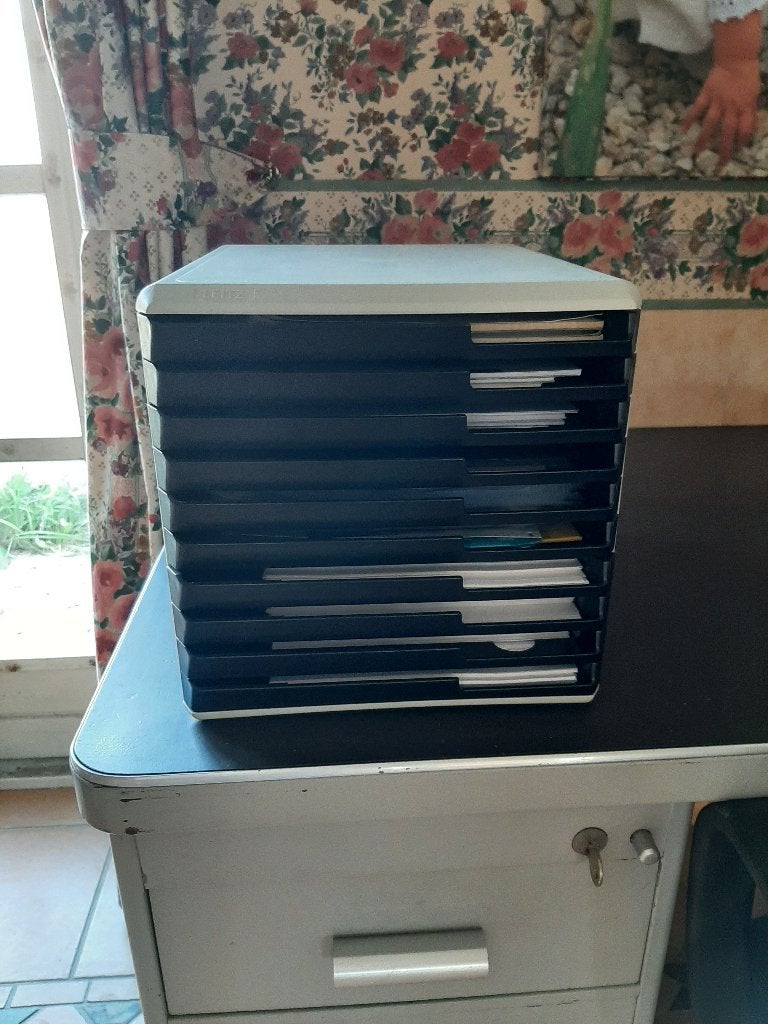 Leitz 5281 10 ladenblok voor op bureau, Ophalen of Verzenden, Zo goed als nieuw