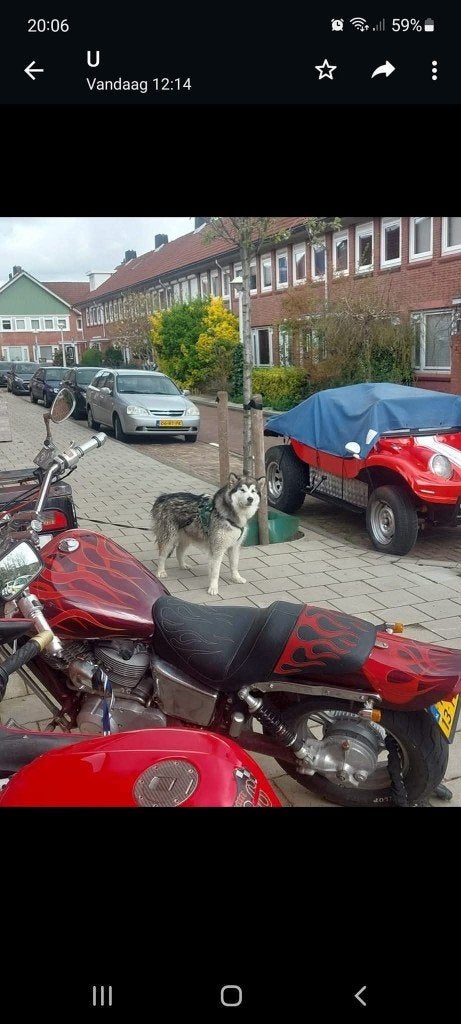honda vt1100 loop of sloop, Ophalen, Gebruikt
