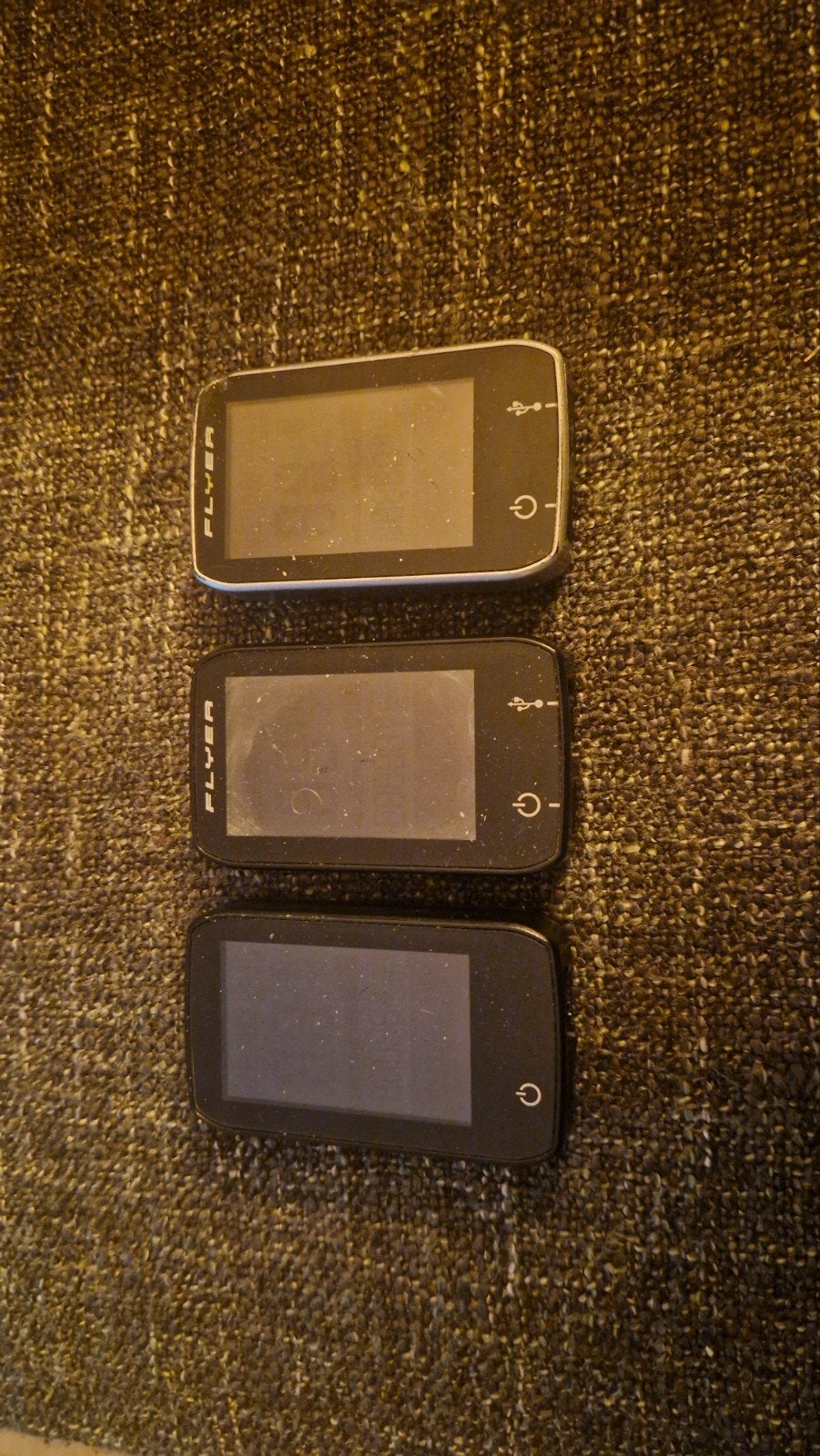 3 stuks Panasonic Flyer/Gazelle displays. DEFECT, Fietsen en Brommers, Ophalen of Verzenden, Gebruikt