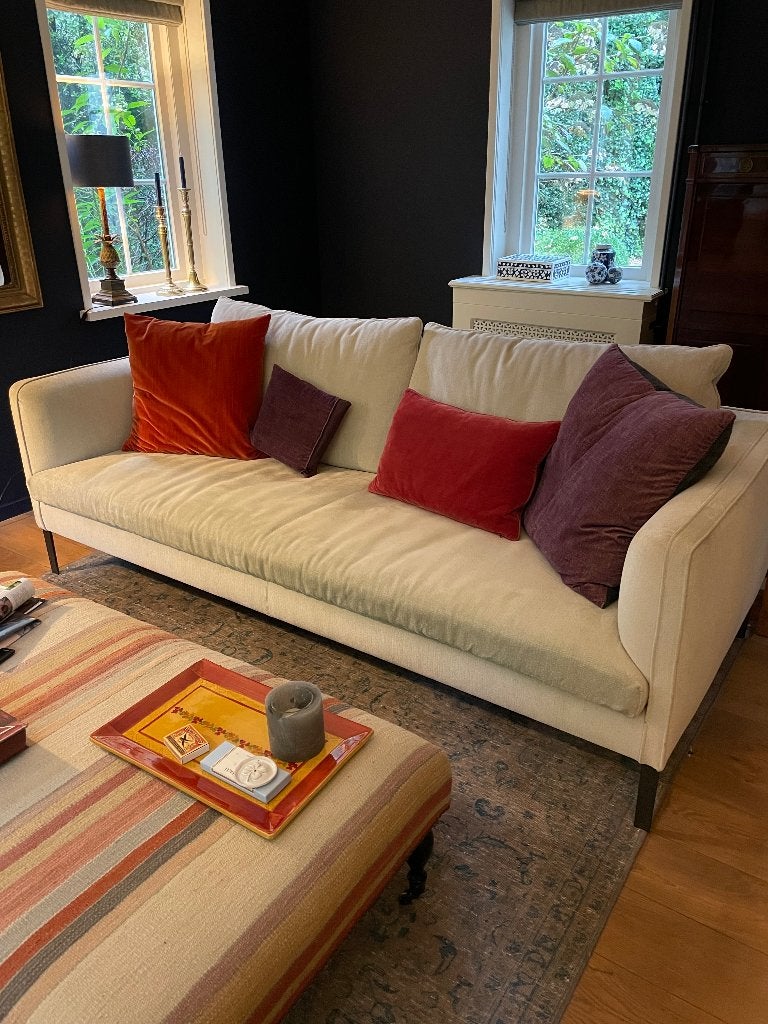 Design bank van Molteni, Ophalen, Gebruikt, 100 tot 125 cm, Driepersoons