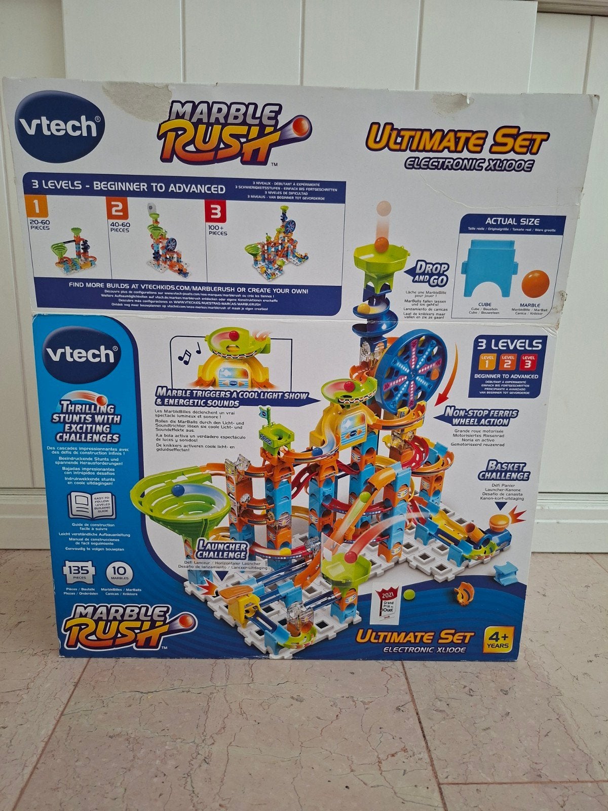 VTech Marble Rush Ultimate Set XL100E knikkerbaan, Ophalen, Zo goed als nieuw