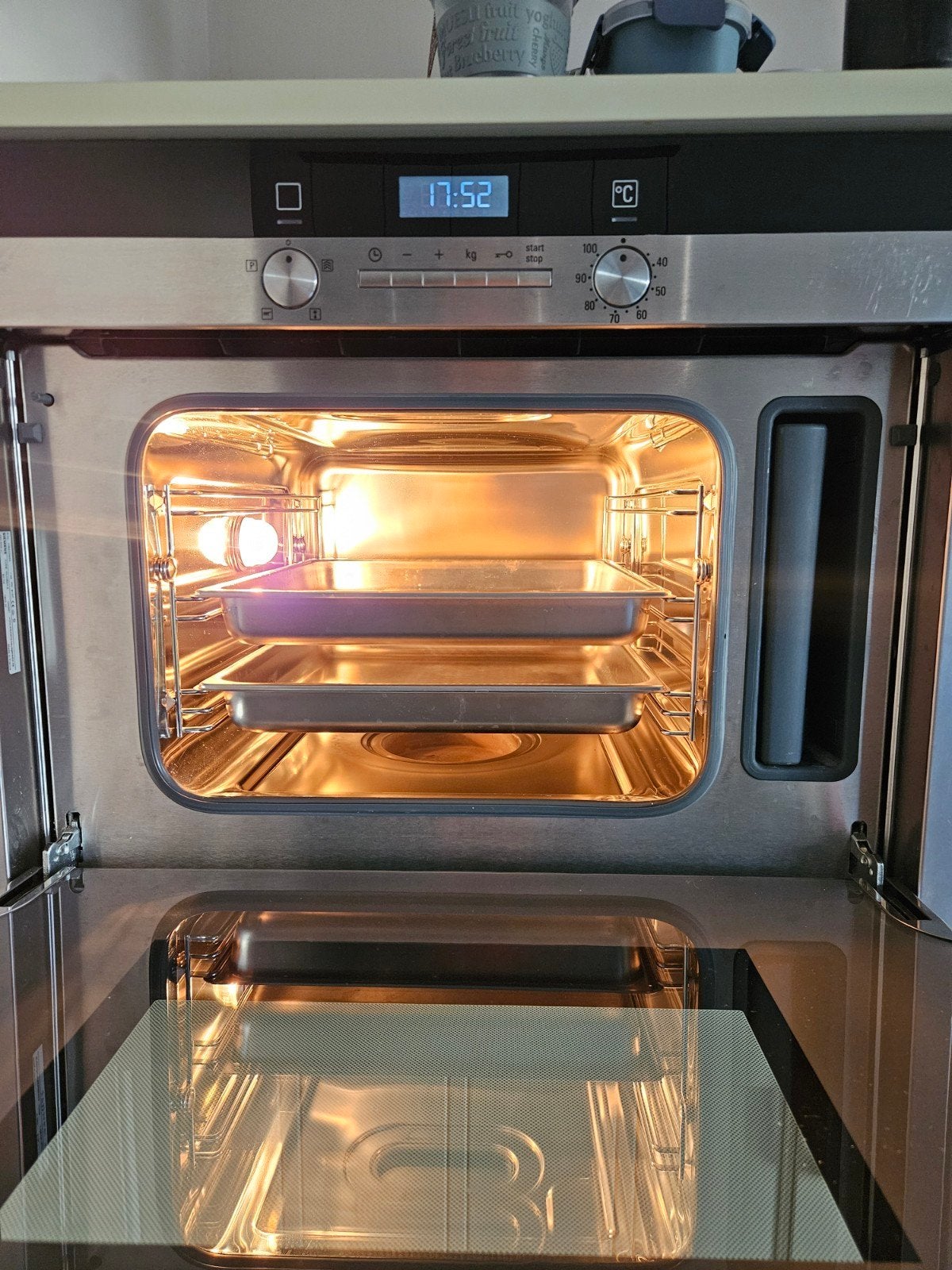 Siemens Stoomoven - Inbouw - Zo goed als nieuw, Ophalen, 45 tot 50 cm, Siemens, Inbouw
